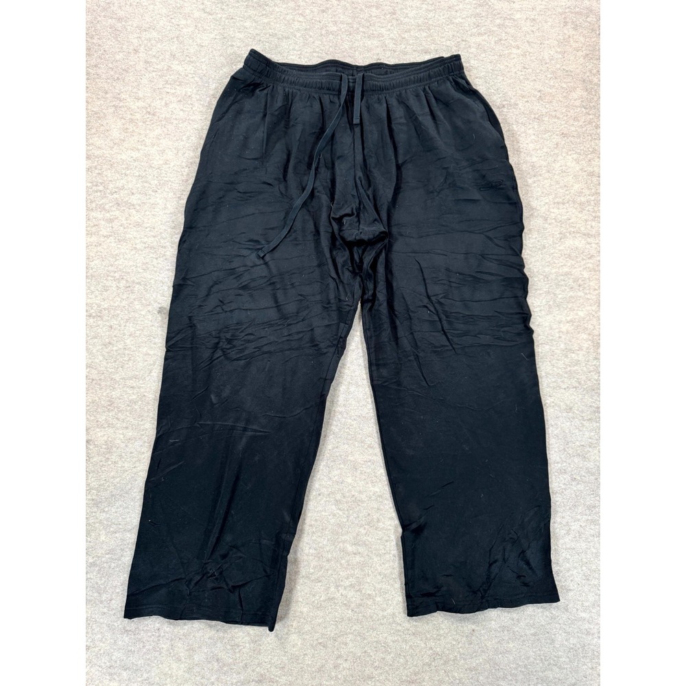 Champion Duo Dry Sweatpants Mens XL Black Fleece Lined Casual Drawstring Waist